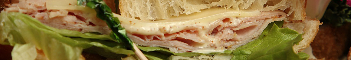 Eating Fast Food Italian Sandwich at Spasso Italian Grill restaurant in Media, PA.